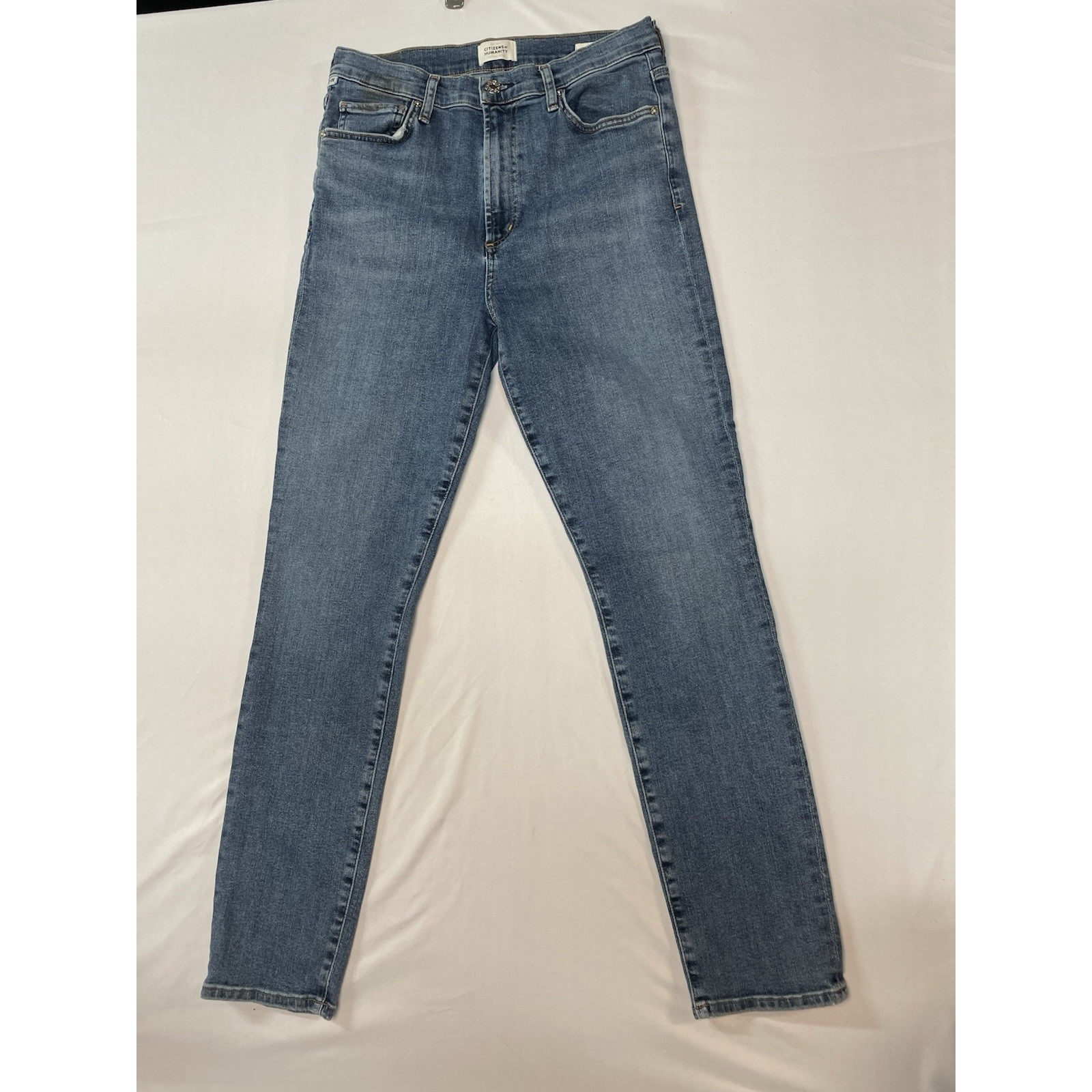 Citizens For Humanity Olivia Highrise Slim Jeans Womens 29 Blue Casual Comfort